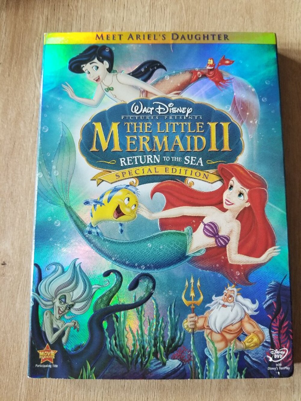 'Little Mermaid II" Disney movie DVD